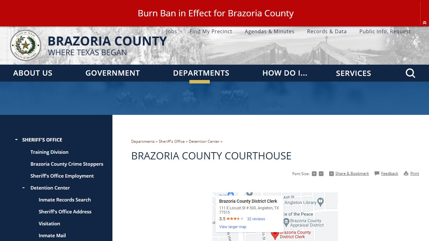 Brazoria County Courthouse | Brazoria County, TX